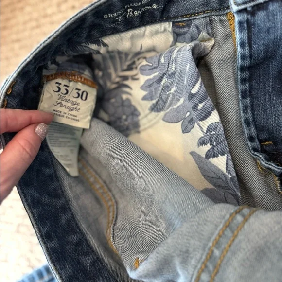 Tommy Bahama Vintage Jeans Men 33x30* Medium Wash Stretch Straight Comfort Fit - Picture 9 of 11